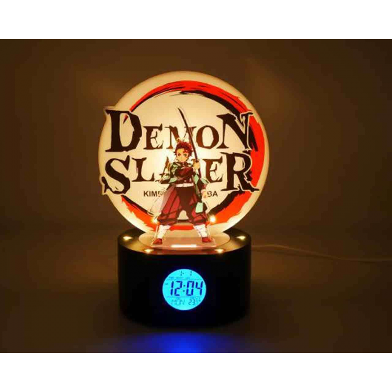DEMON SLAYER - Tanjiro - LED Light Alarm Clock - 22 cm