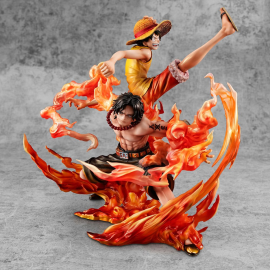 One Piece - Luffy & Ace Bond between brothers 20th Limited Ver. POP NEO-Maximum 25 cm Figuurtje 