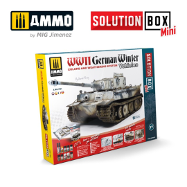 SOLUTION BOX MINI HOW TO PAINT WWII GERMAN WINTER VEHICLES Acrylverf 