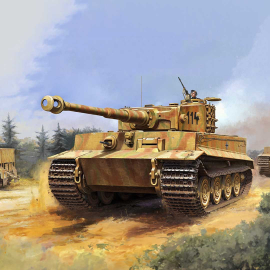 Kunststof tankmodel Pz.Kpfw.VI Ausf.E Sd.Kfz.181 TIGER I nieuwste generatie 1:16 Schaalmodel 