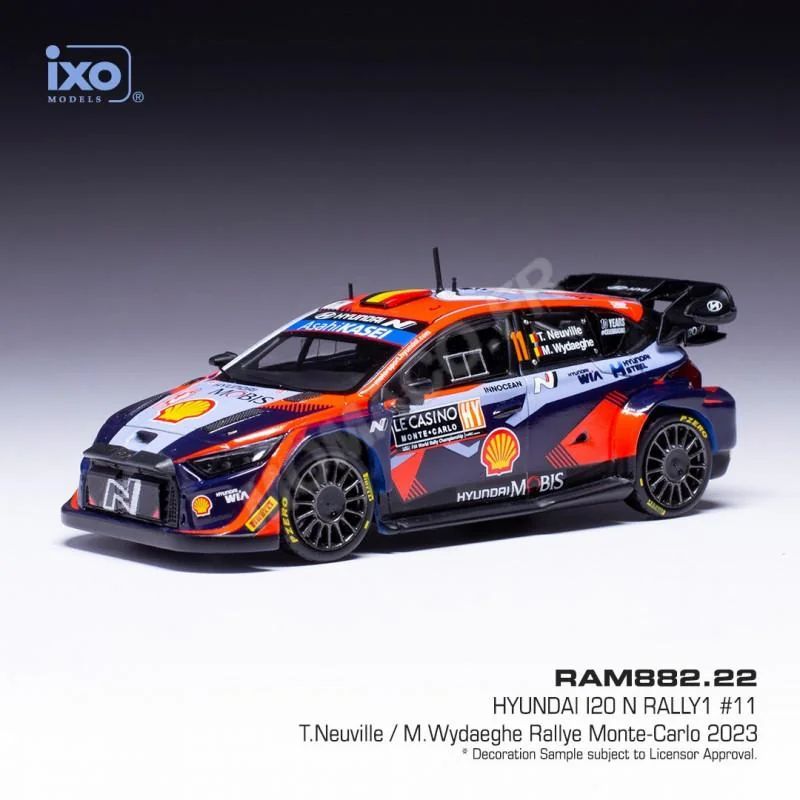 Ixo models miniatuur HYUNDAI I20 N 11 NEUVILLE WYDAEGHE RALLYE