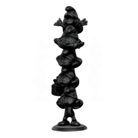 The Smurfs resin statuette Smurfs Column Black Edition 50 cm Figuurtje 