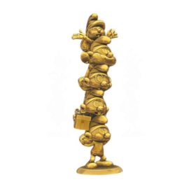 The Smurfs statuette Resin Smurfs Column Gold Limited Edition 50 cm Figuurtje 
