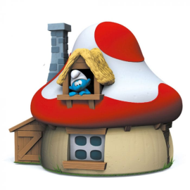 The Smurfs PVC piggy bank Mushroom House Spaarvarke 