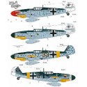 Messerschmitt Bf 109G-6 (4) JG50 Green 1 Hermann Graf White 10 Alfred Grislawski 1.JG50 Black 33 Black 8 both L./JG 302