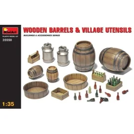 Wooden Barrels & Village Utensils