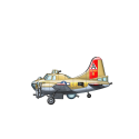 Boeing B-17G Flying Fortress Bomber.Meng Model Kids Caricature Series