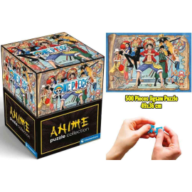 Puzzel Anime Puzzle Collection - Cube500 One Piece: Map - Jigsaw Puzzle 500 Pcs 