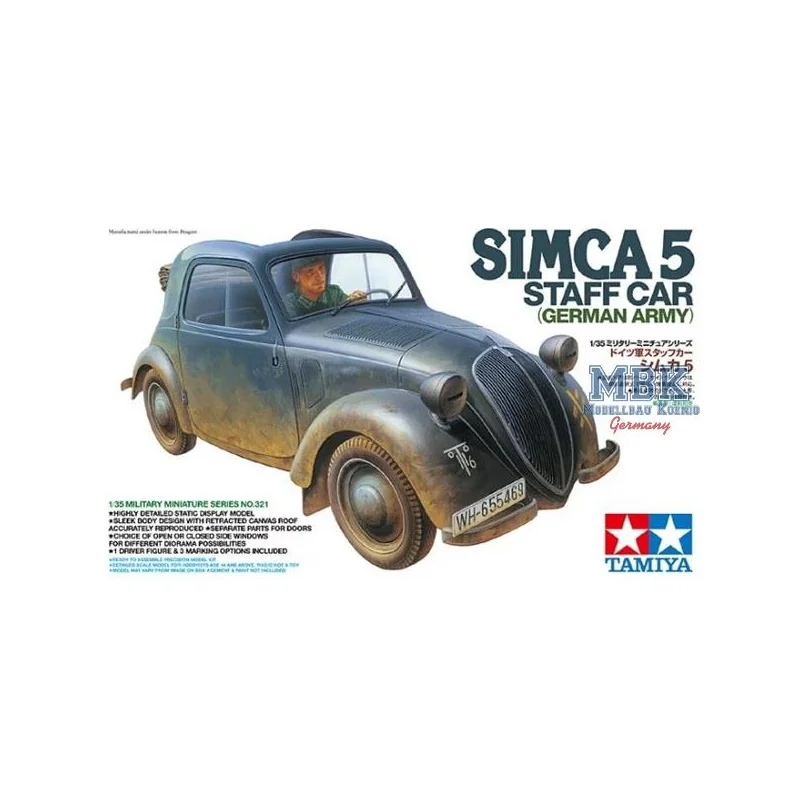 Simca 5 German Staff Car