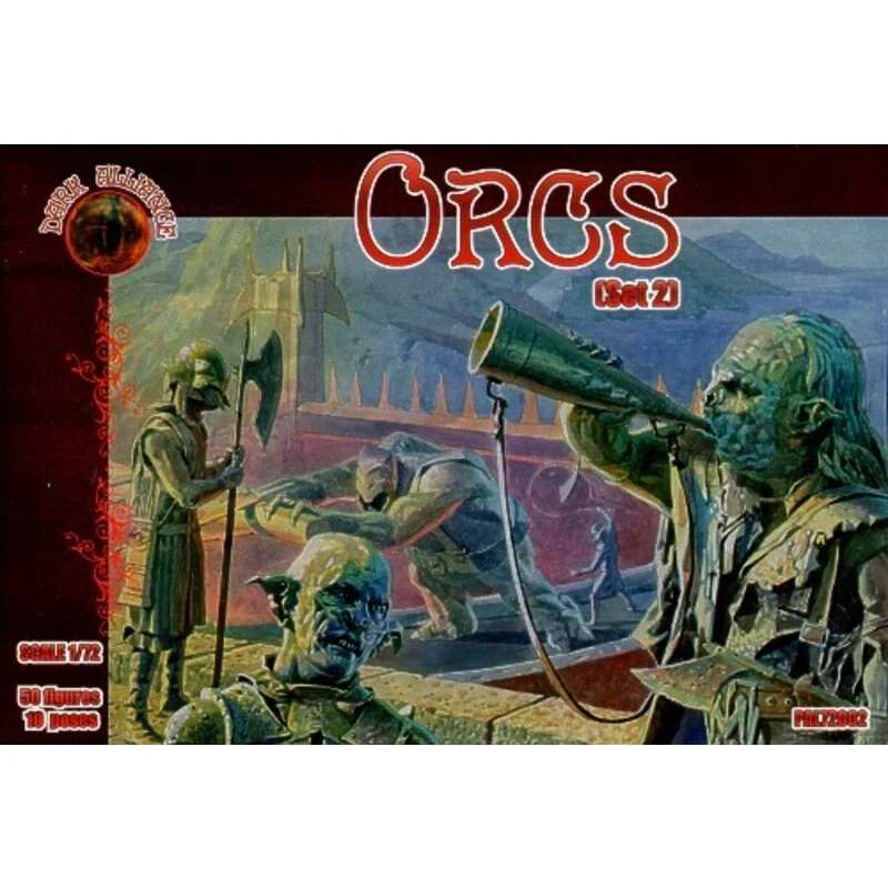 Orcs set 2 50 figures/10 poses Figuren