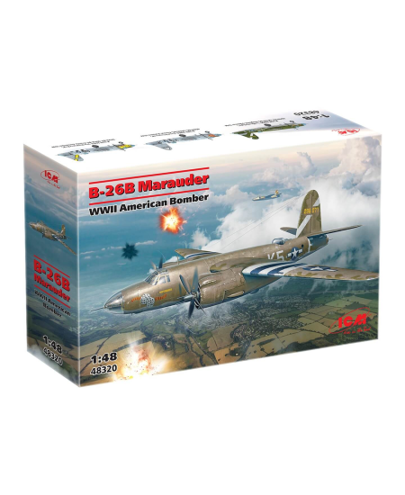 ICM, B-26B Marauder WWII American Bomber