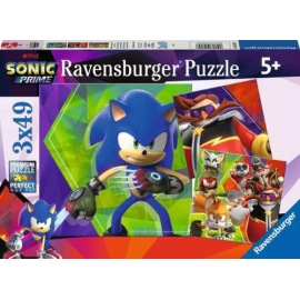 SONIC PRIME - The Adventures of Sonic - 3 Puzzle 49P Puzzel 