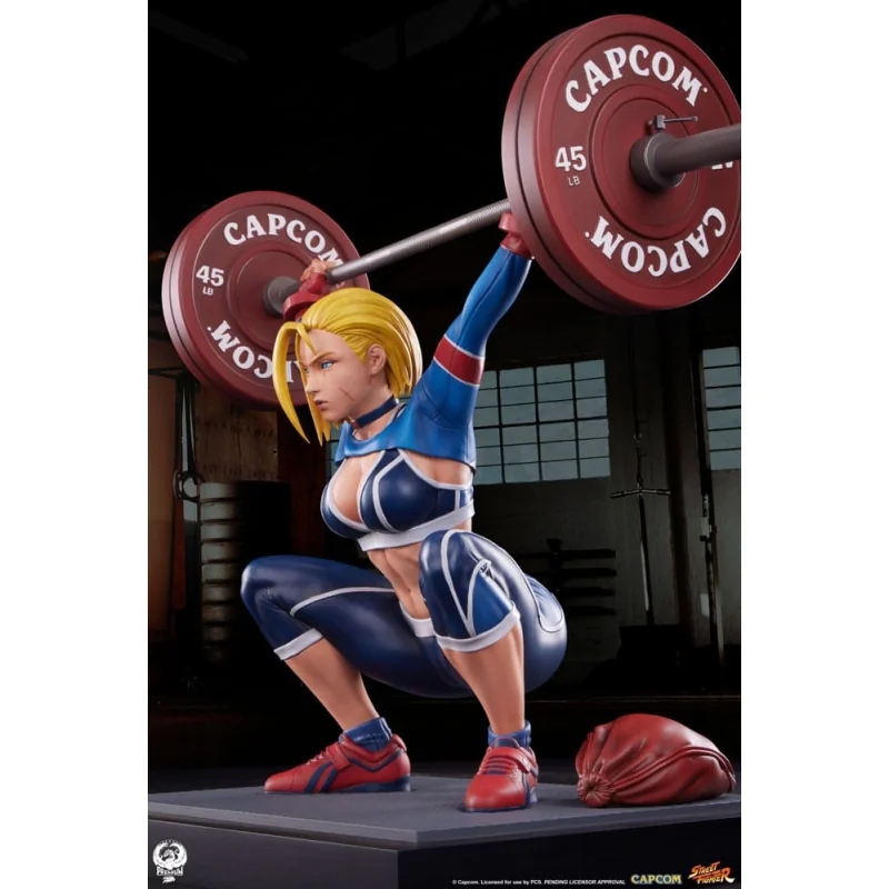 Street Fighter figure Premier Series 1/4 Cammy: Powerlifting SF6 41 cm Beeldjes