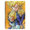 DRAGON BALL Z - Yellow - 3D Lenticular Effect Notebook 