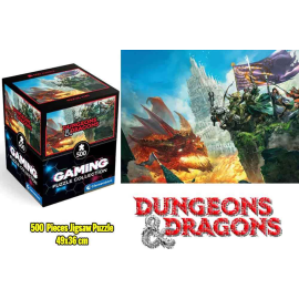 Gaming Puzzle Collection - Cube500 Dungeons & Dragons: Dragonfire - Jigsaw Puzzle 500 Pcs Puzzel 