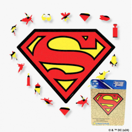 Wooden puzzle – DC Comics Superman logo 110 pcs Puzzel 