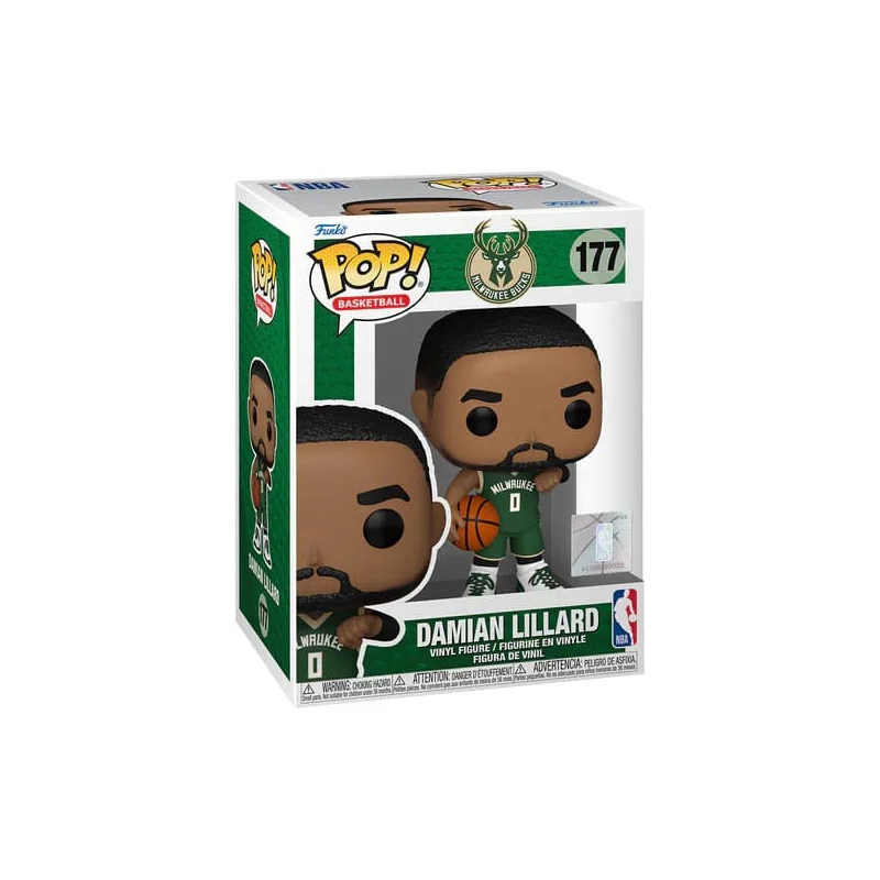 NBA Legends POP! Sports Vinyl Bucks Figure - Damian Lillard 9 cm