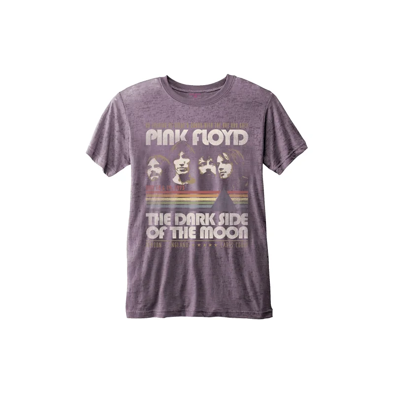 PINK FLOYD - BurnOut T-Shirt - Retro Stripes