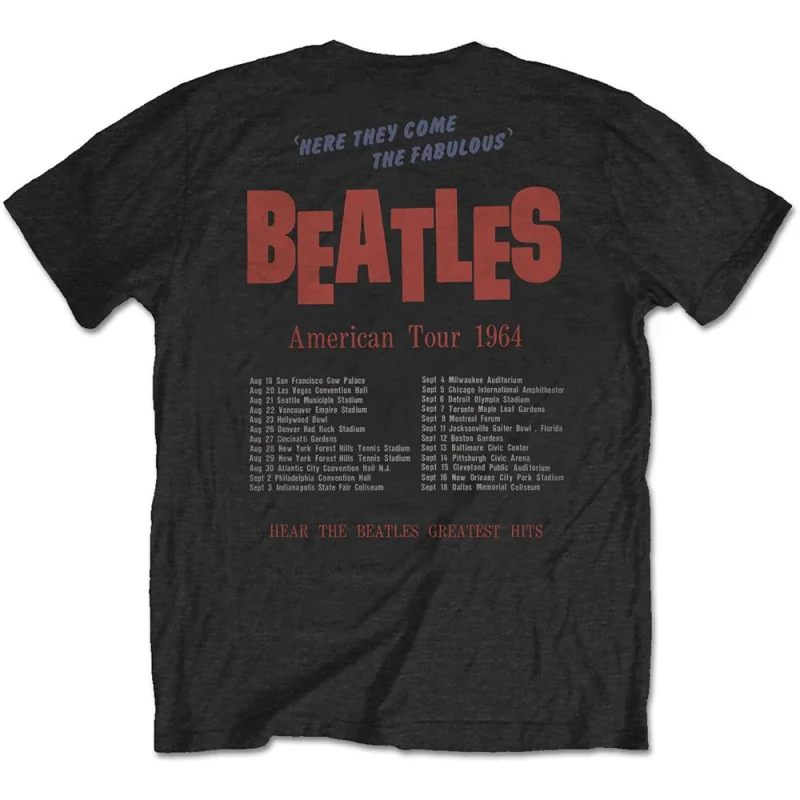 THE BEATLES - RWC T-Shirt - American tour 1964