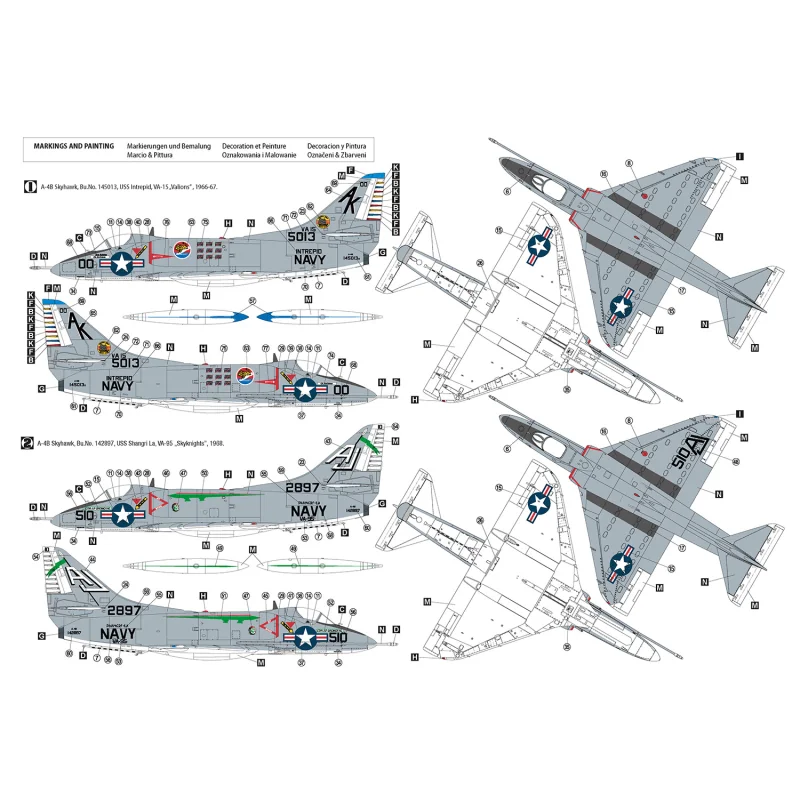 Douglas A-4B Skyhawk HASEGAWA + CARTOGRAF + MASKS