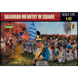 Bavarian infantry in square figure 1:72