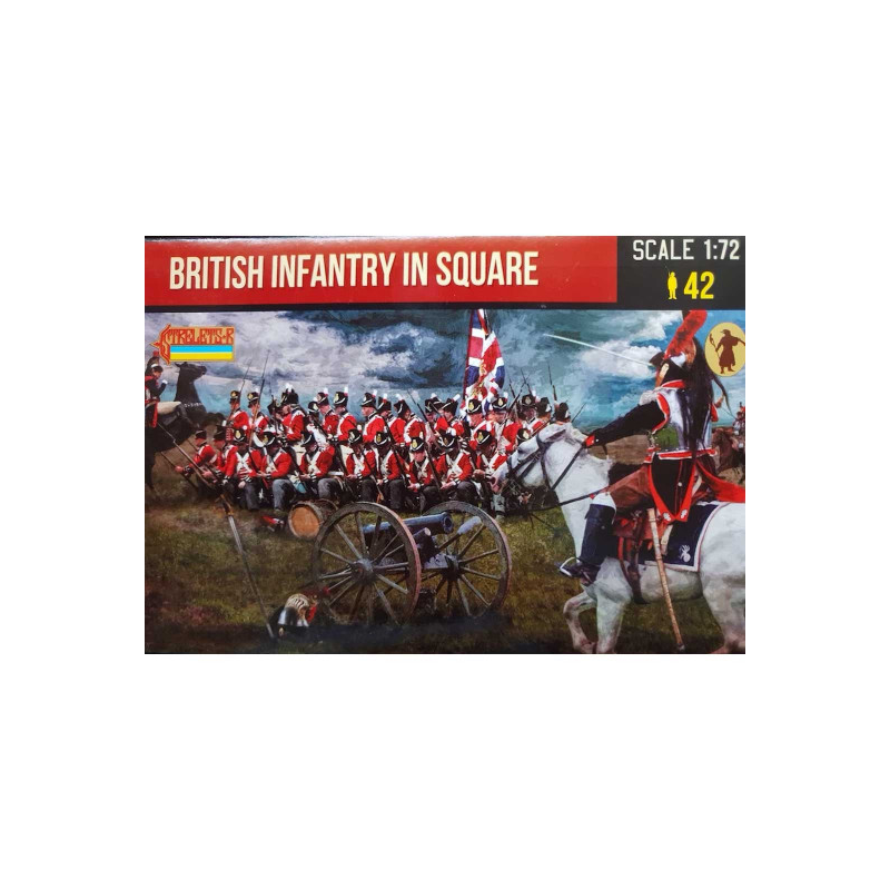 British infantry in square figure 1:72