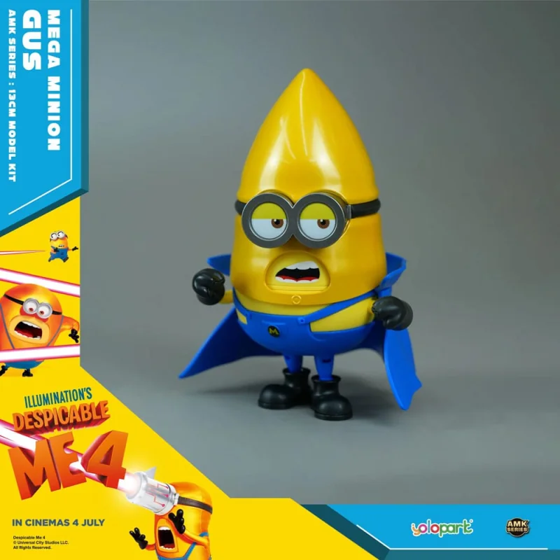 Despicable Me 4 statue Plastic Model Kit AMK Series Super Gus 12 cm