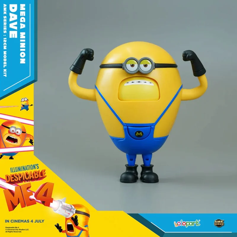 Despicable Me 4 figure Plastic Model Kit AMK Series Super Dave 12 cm