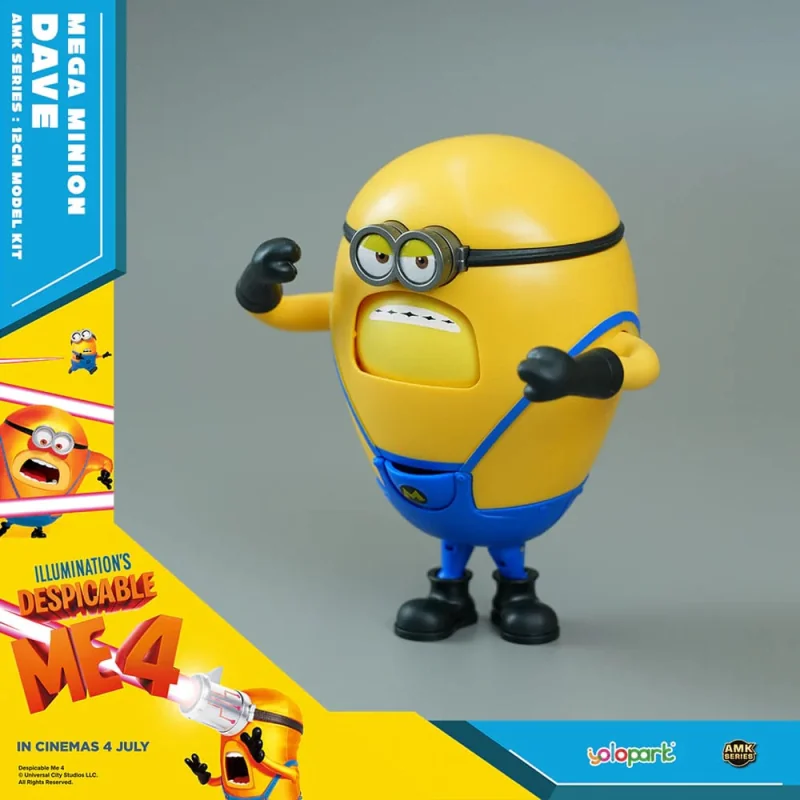 Despicable Me 4 figure Plastic Model Kit AMK Series Super Dave 12 cm