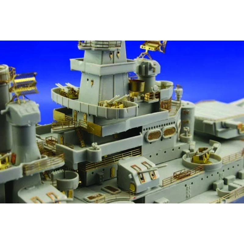 USS BB-55 North Carolina (designed to be assembled with model kits from Trumpeter)