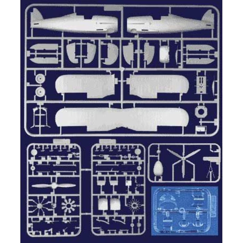 Gloster Gladiator Mk.II/J8. Includes both 2 and 3 blade propellers, skis and wheels. Decals Finland (GL-255 and GL-269) and the 