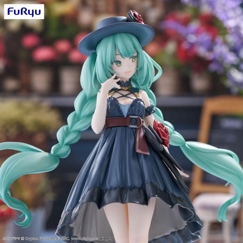 Hatsune Miku Trio-Try-iT Outing Dress statuette 19 cm