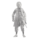 THE LORD OF THE RINGS - Frodo "Invisible" - Action Figure 13cm Figuren