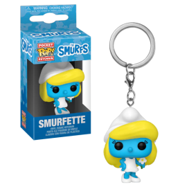 THE SMURFS - Pocket Pop Keychains - Smurfette 