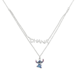 STITCH - Ohana - Double Necklace in Sterling Silver