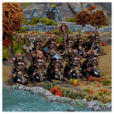 KINGS OF WAR - DWARF - BADGER RIDERS REGIMENT