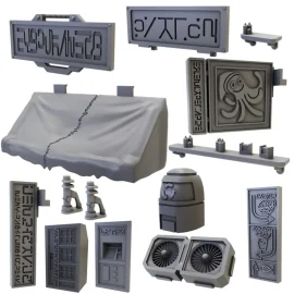 CRATE TERRAIN - BATTLEZONES STREET ACCESSORIES