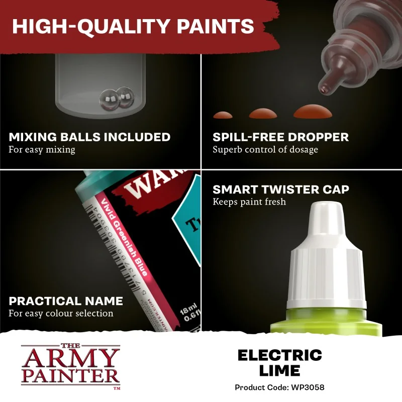 Army Painter - Warpaints Fanatic - Electric Lime