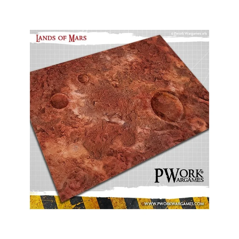 Lands of Mars neoprene playmat 3x6