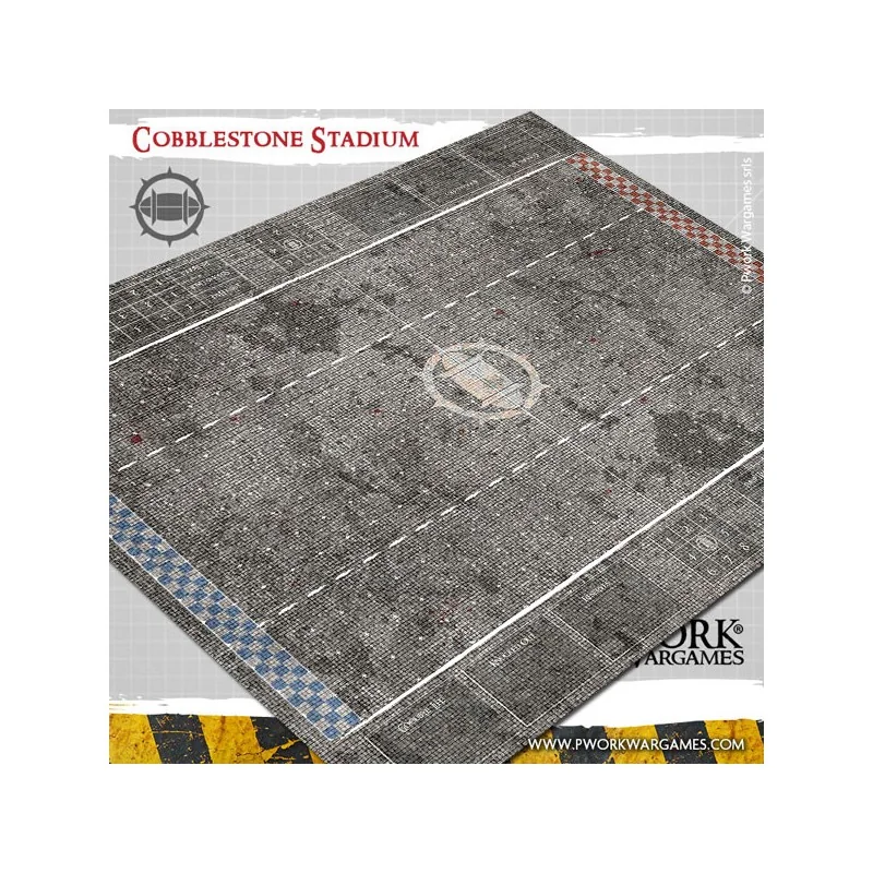 Blood Bowl Neoprene Playmat - Cobblestone Stadium