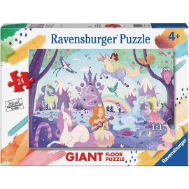 Puzzle Giant 24 p - The magical world of unicorns