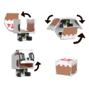 Minecraft Figure Flippin Panda & Cake