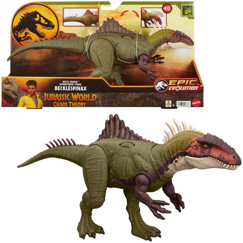 Jurassic World Epic Evolution Figure Battle Roarin Becklespinax 43 cm