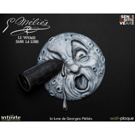 The Moon By Georges Melies Wall Plaque