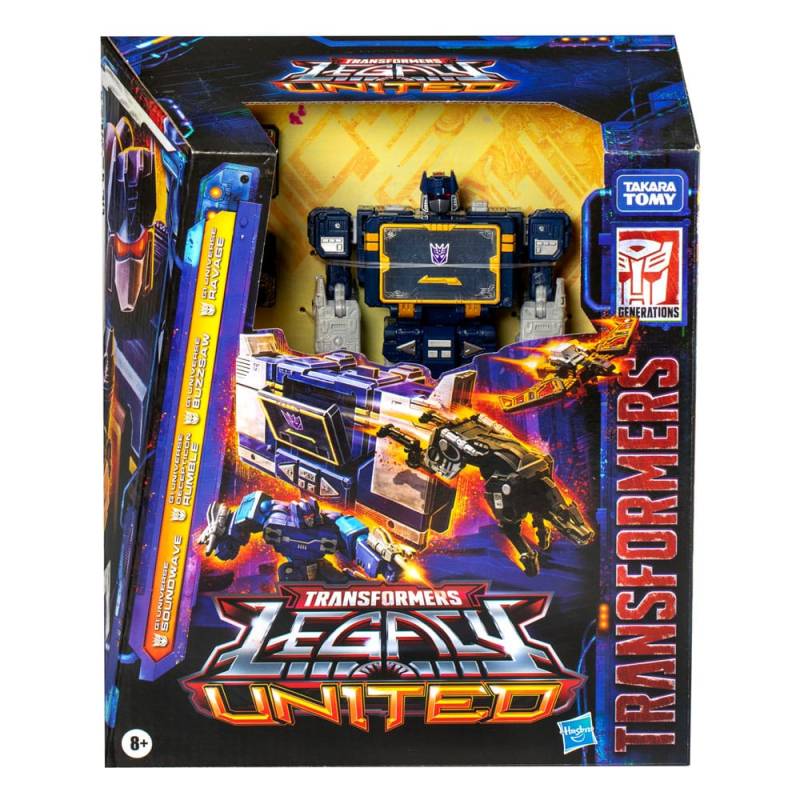 Transformers Generations Legacy United Voyager Class action figure G1 Universe Soundwave 18 cm