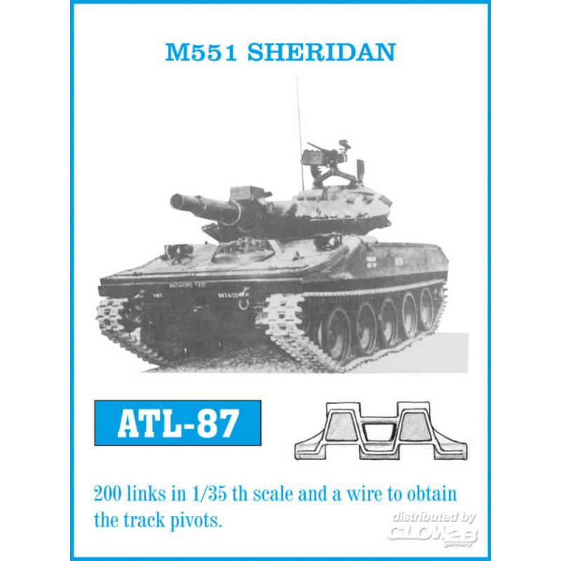 Ketten für M551 Sheridan