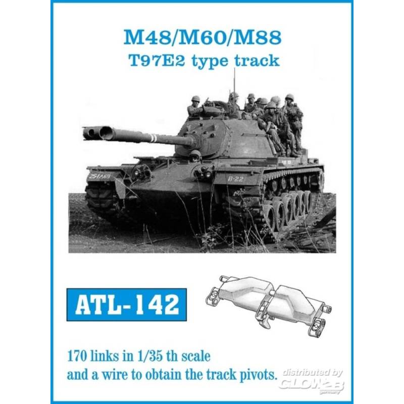 M48/M60/M88 T97E2 type track