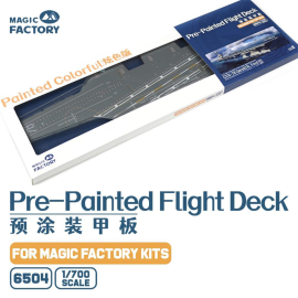MAGIC FACTORY: 1/700; Pre-painted Flight Deck for U.S. Navy Gerald R. Ford-class Aircraft Carrier- USS Gerald R. Ford CVN-78