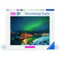 Puzzel 500 p - Noorderlicht, Tromsø, Noorwegen (Highlightpuzzel, Scandinavisch)