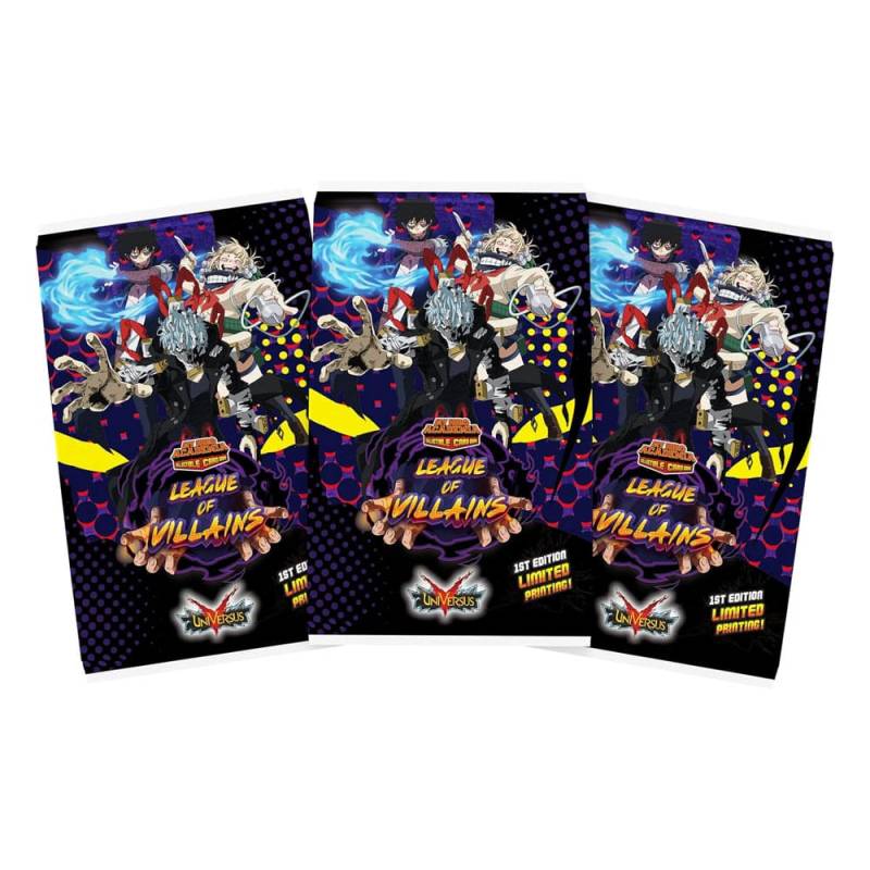 My Hero Academia Trading Cards Booster Packs Series 4 League of Villains Hanging Mass Display (48)